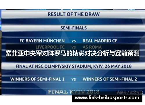 索菲亚中央军对阵罗马的精彩对决分析与赛前预测